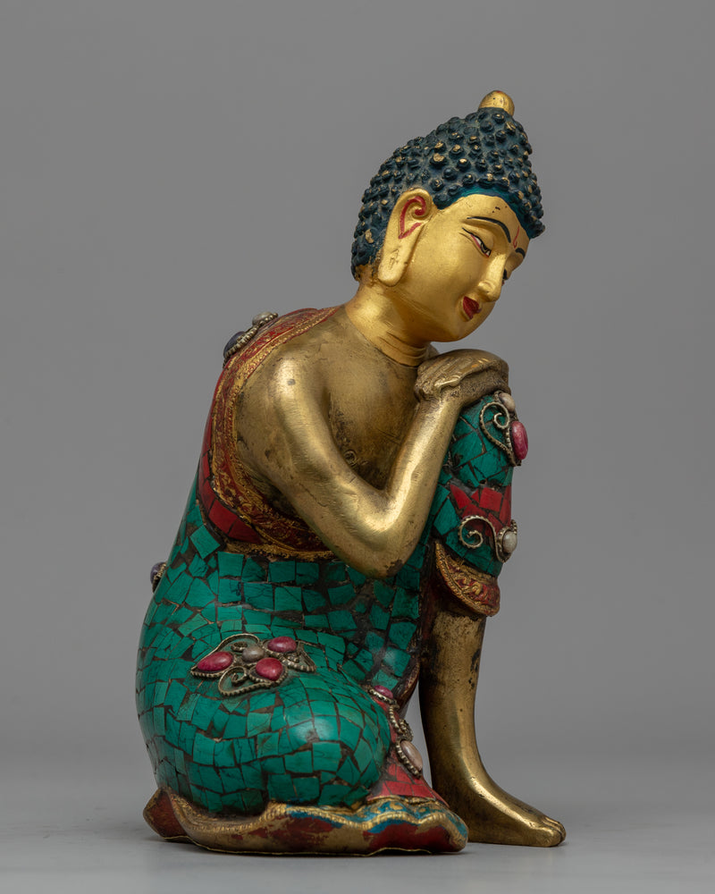 Resting Buddha Statue | Perfect for Zen Gardens & Altars