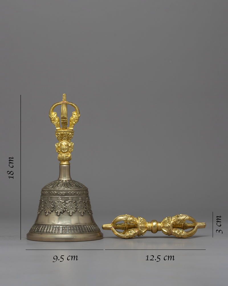 Bronze Bell and Vajra | Harmonious Symbols of Spiritual Power and Enlightenment