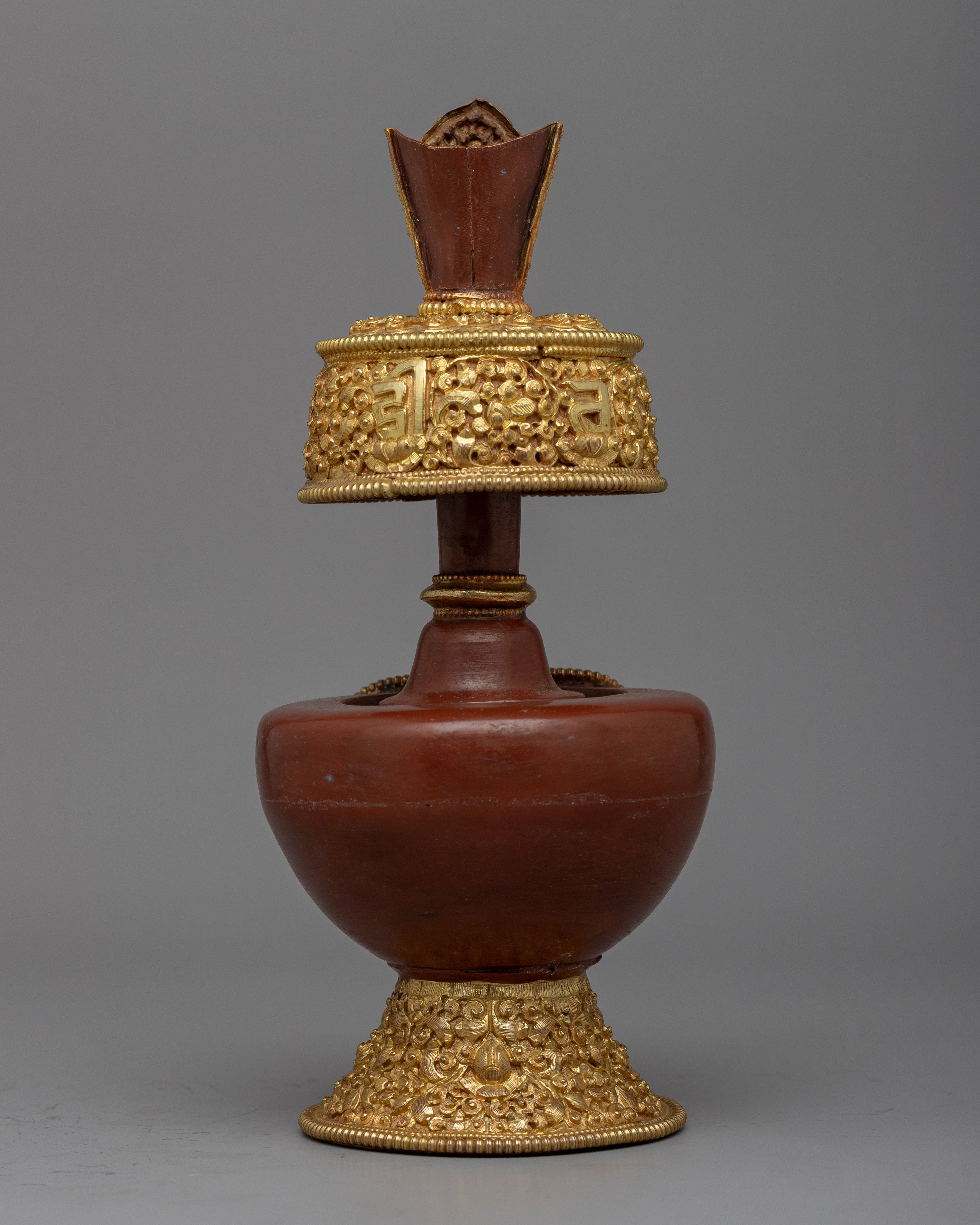 Tibetan Copper Bhumba Set | Sacred Tibetan Offering for Spiritual Practice
