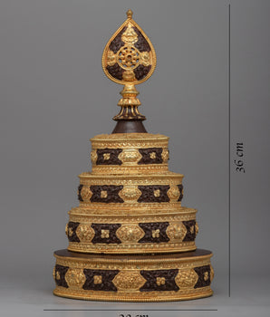 Mandala Rice Offering Set | Symbolizing Generosity & Merit