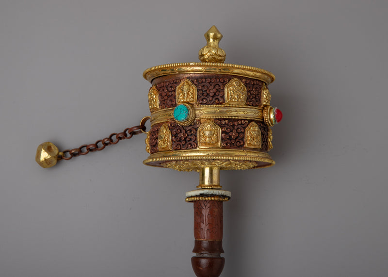 Large Prayer Wheel | A Focal Point for Spiritual Growth