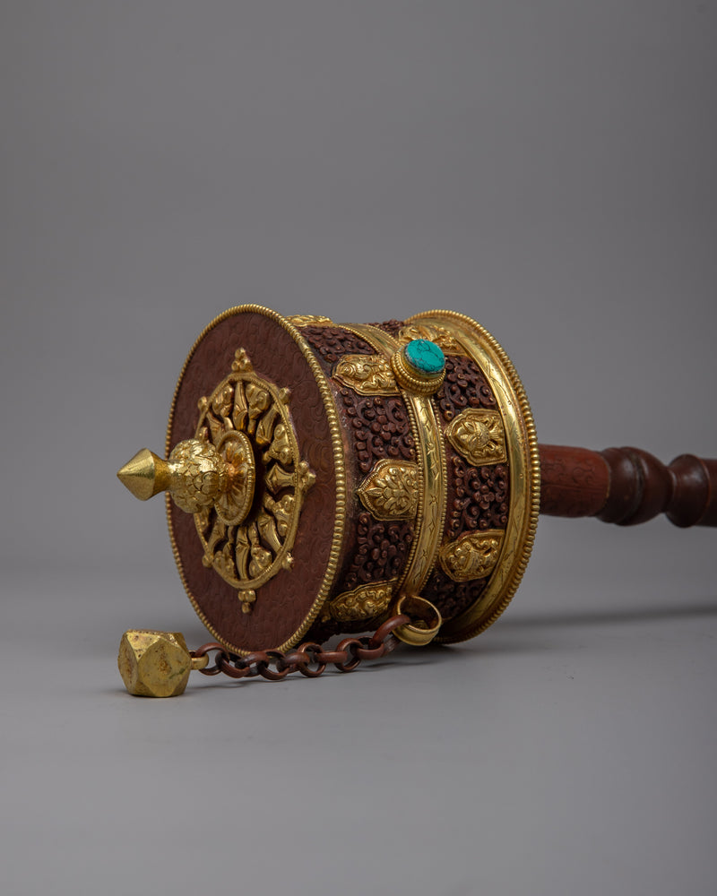 Large Prayer Wheel | A Focal Point for Spiritual Growth