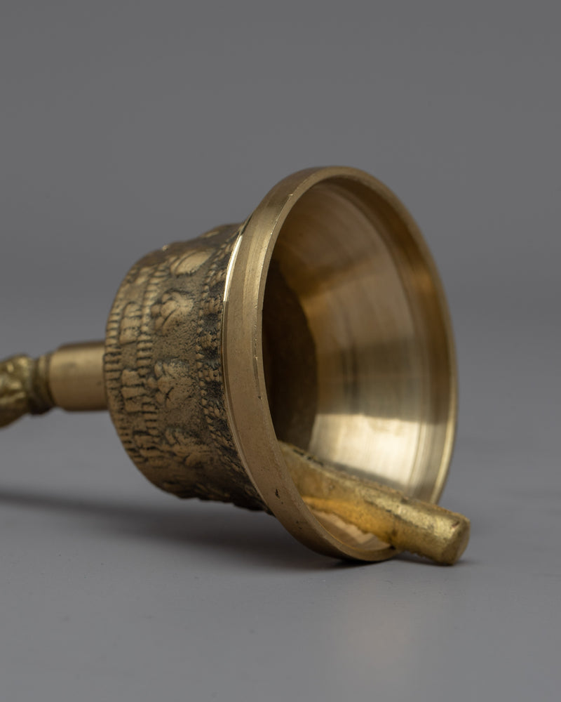 Charming Brass Bell | For Meditation, Rituals, and Home Decor