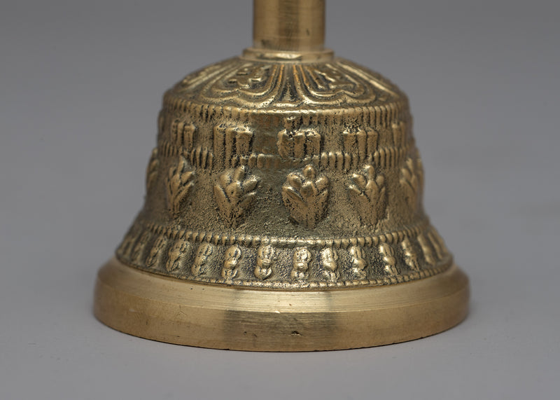 Charming Brass Bell | For Meditation, Rituals, and Home Decor