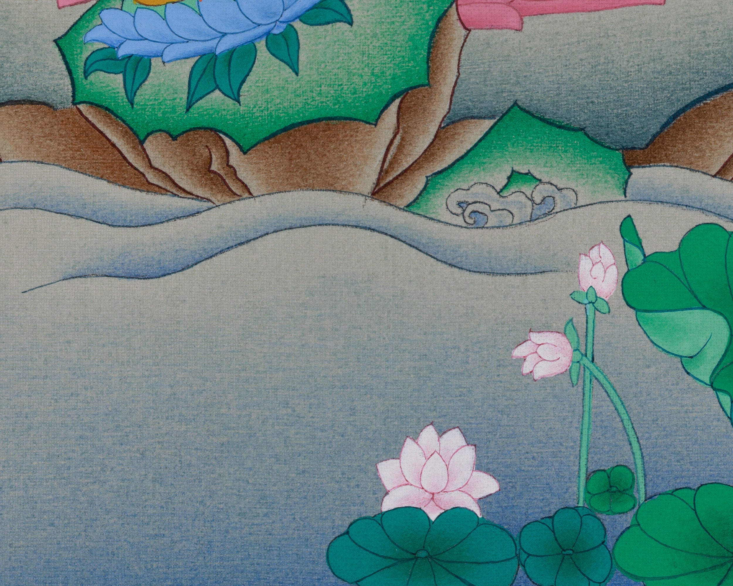 Hand-Painted Tibetan Arya Tara | Embodiment of Compassion and Swift Protection