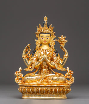 Handmade Chenrezig Statue