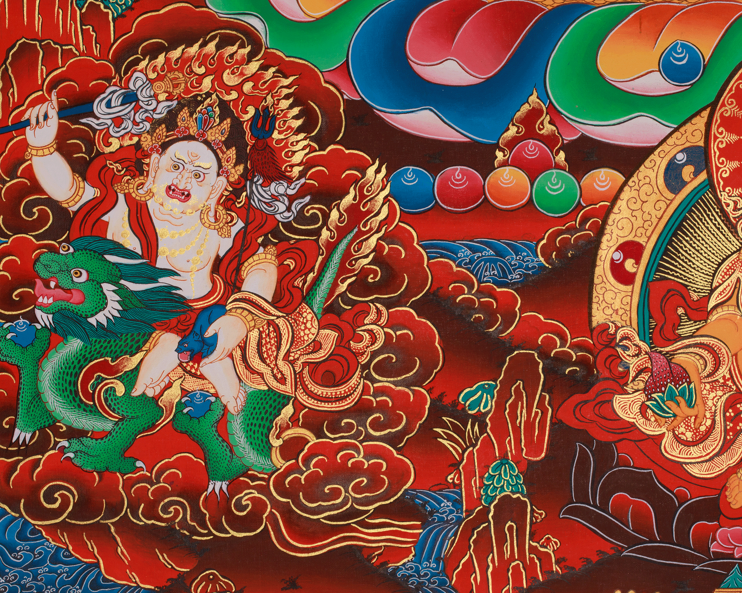 Namtoshe Wealth Deity Art | The Wealth God | God Vaishravana