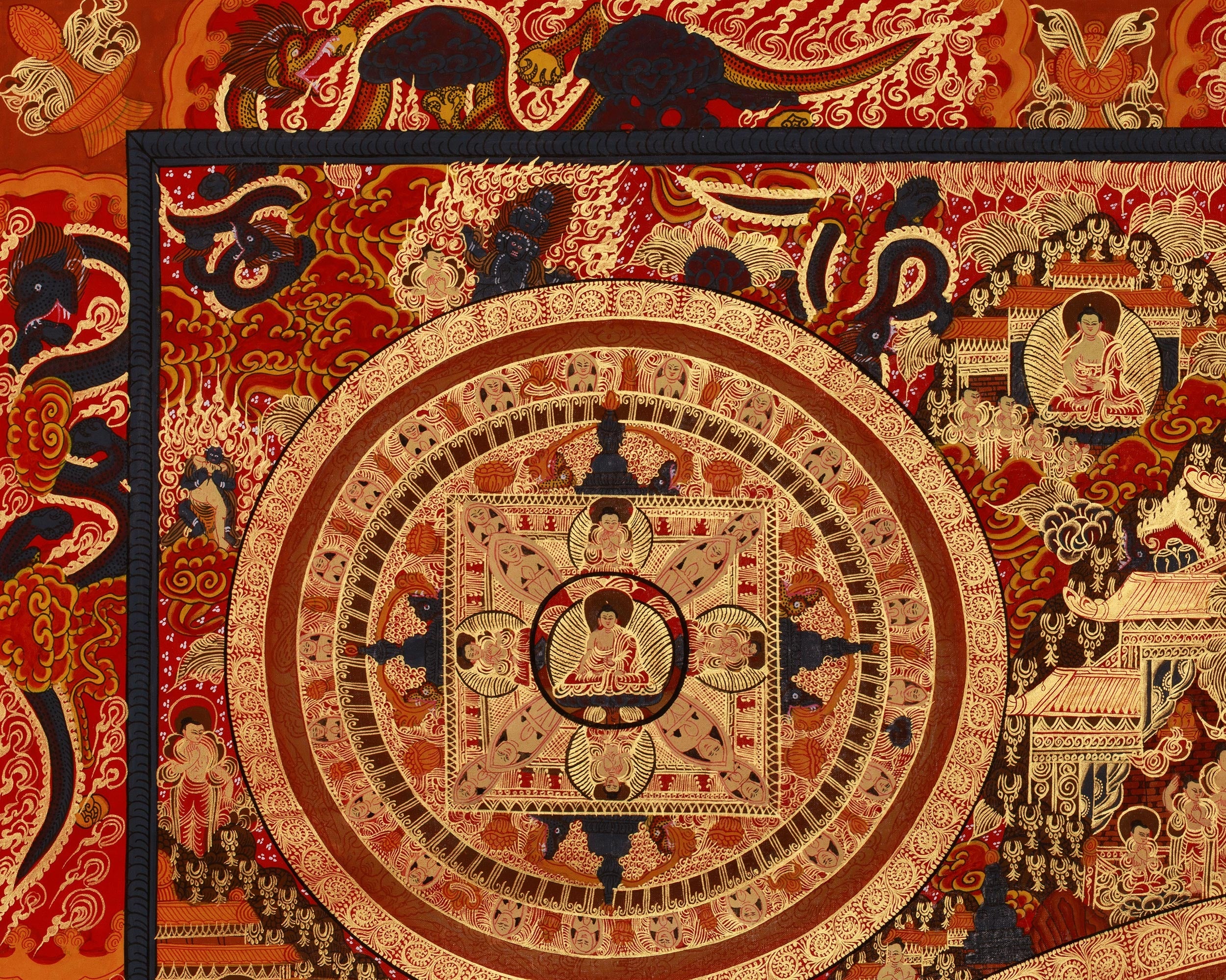 Divine Buddha Mandala | Timeless Symbol of Enlightened Wisdom