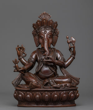ganesh-oxidized-statue