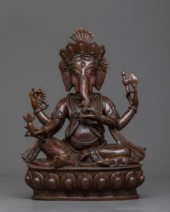 ganesh-oxidized-statue