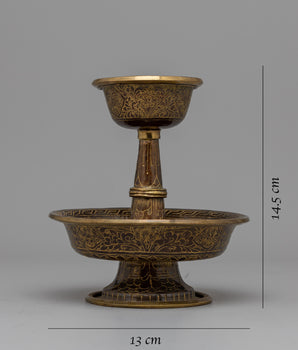 Copper Serkyem Set | Genuine Tibetan Artisan Craft