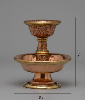 Spiritual Serkyem Set | Vessel for Tibetan Offerings & Prayers