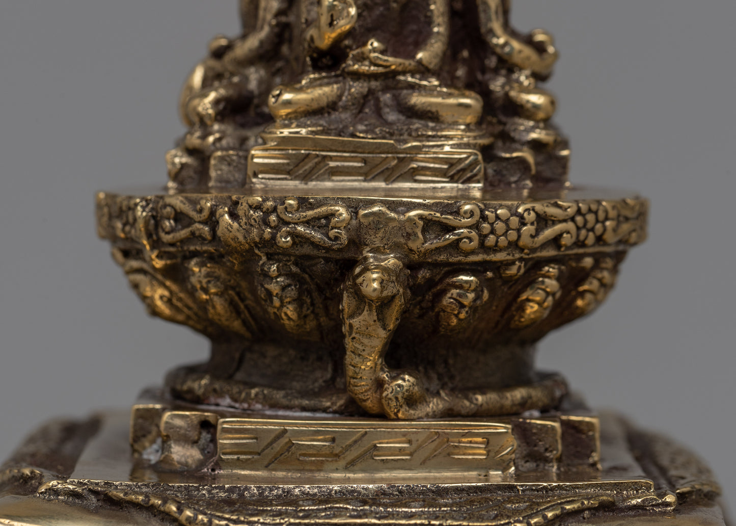 Brass Stupa Statue |  Symbol of Spiritual Journey and Awakening