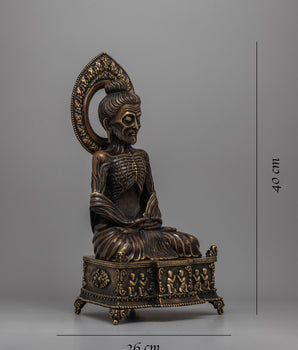 Fasting Buddha Statue | Embodying Sacrifice and Mindful Living