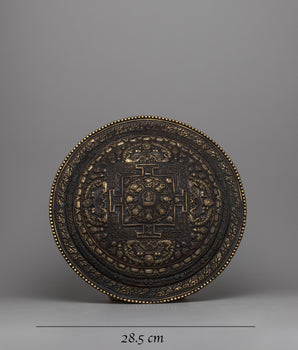 Round Metal Mandala | A Symbol of Cosmic Harmony and Balance
