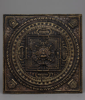 Square Metal Mandala Set | Fusion of Art and Spirituality