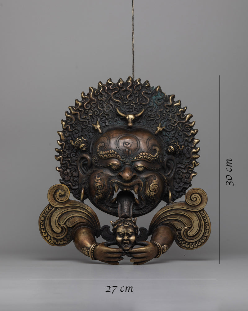 Mahakala Face Wall Hanging | A Potent Protector for Your Home