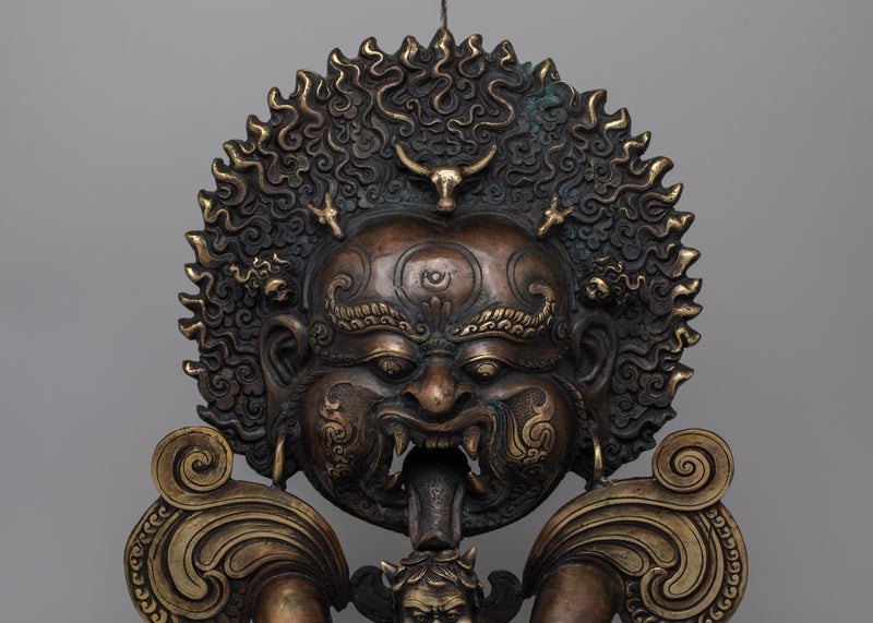 Mahakala Face Wall Hanging | A Potent Protector for Your Home