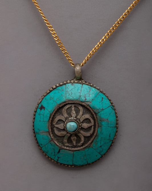 Turquoise Stone Locket