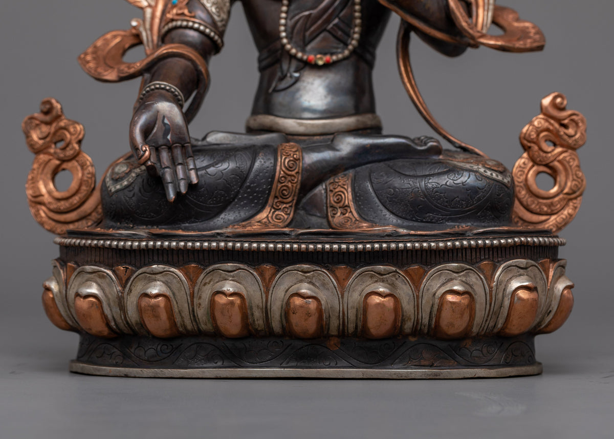 White Tara Buddhist Goddess | Embrace Compassion and Longevity with this Exquisite Tibetan Buddhist Statue