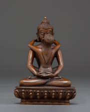 samantha-bhadra-with-consort-statue