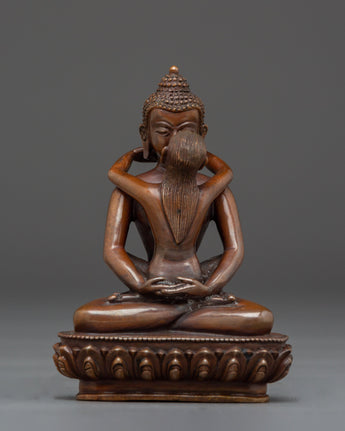 samantha-bhadra-with-consort-statue