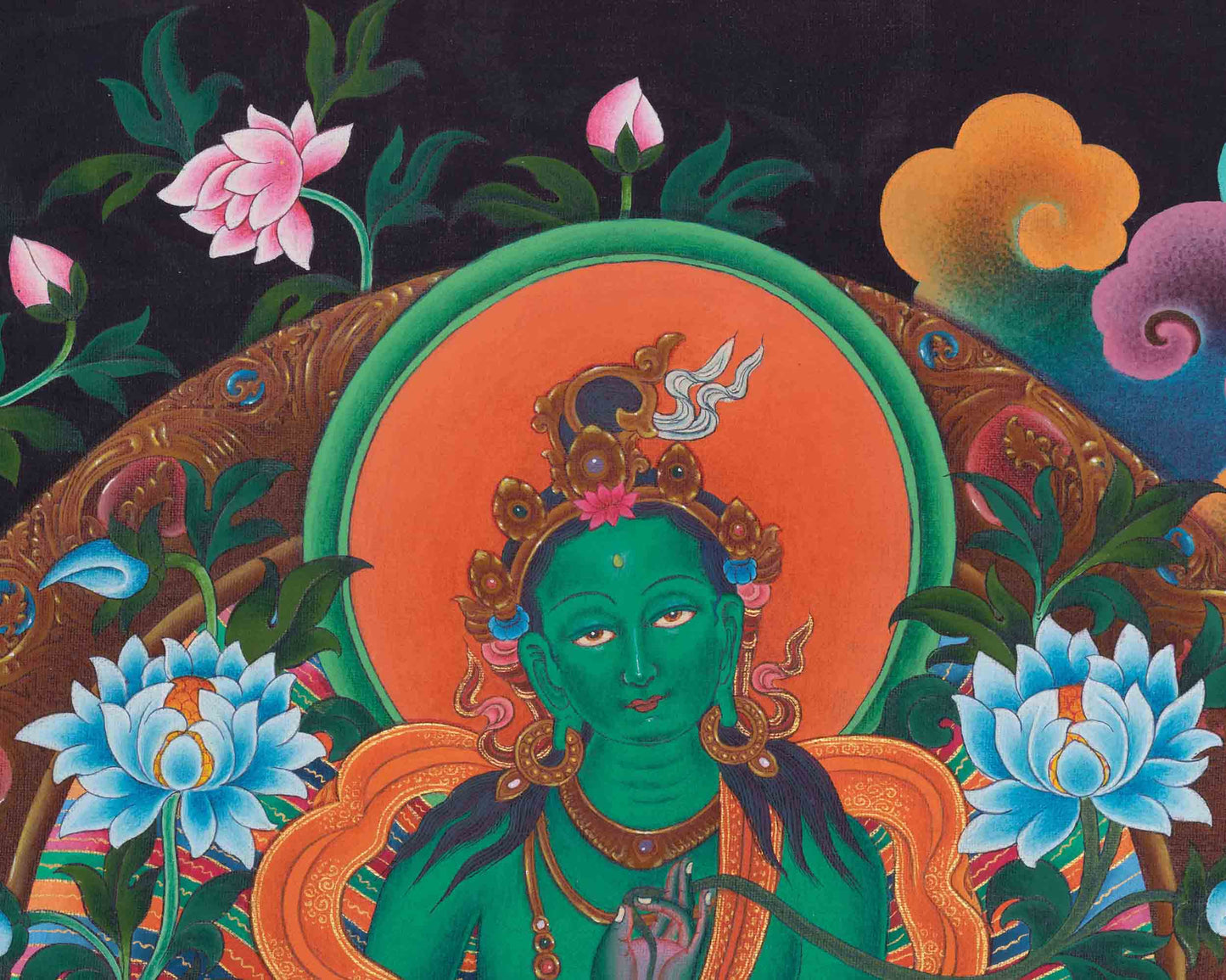 Bodhisattva Vajrapani Thangka Print | Digital Printing | Wall Decors