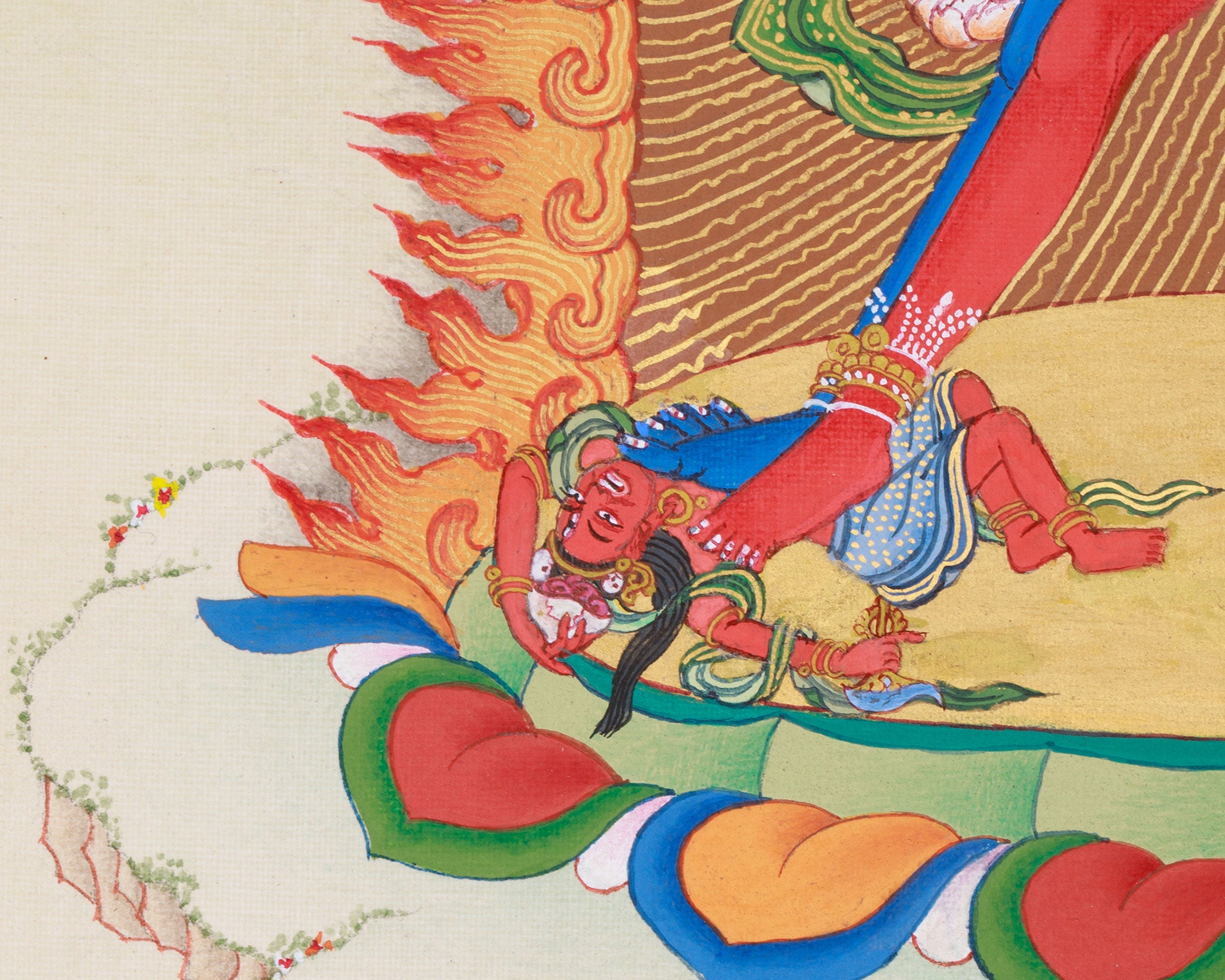Yidam Chakrasamvara Thangka | Union of Wisdom and Bliss | Vajrayana Buddhism