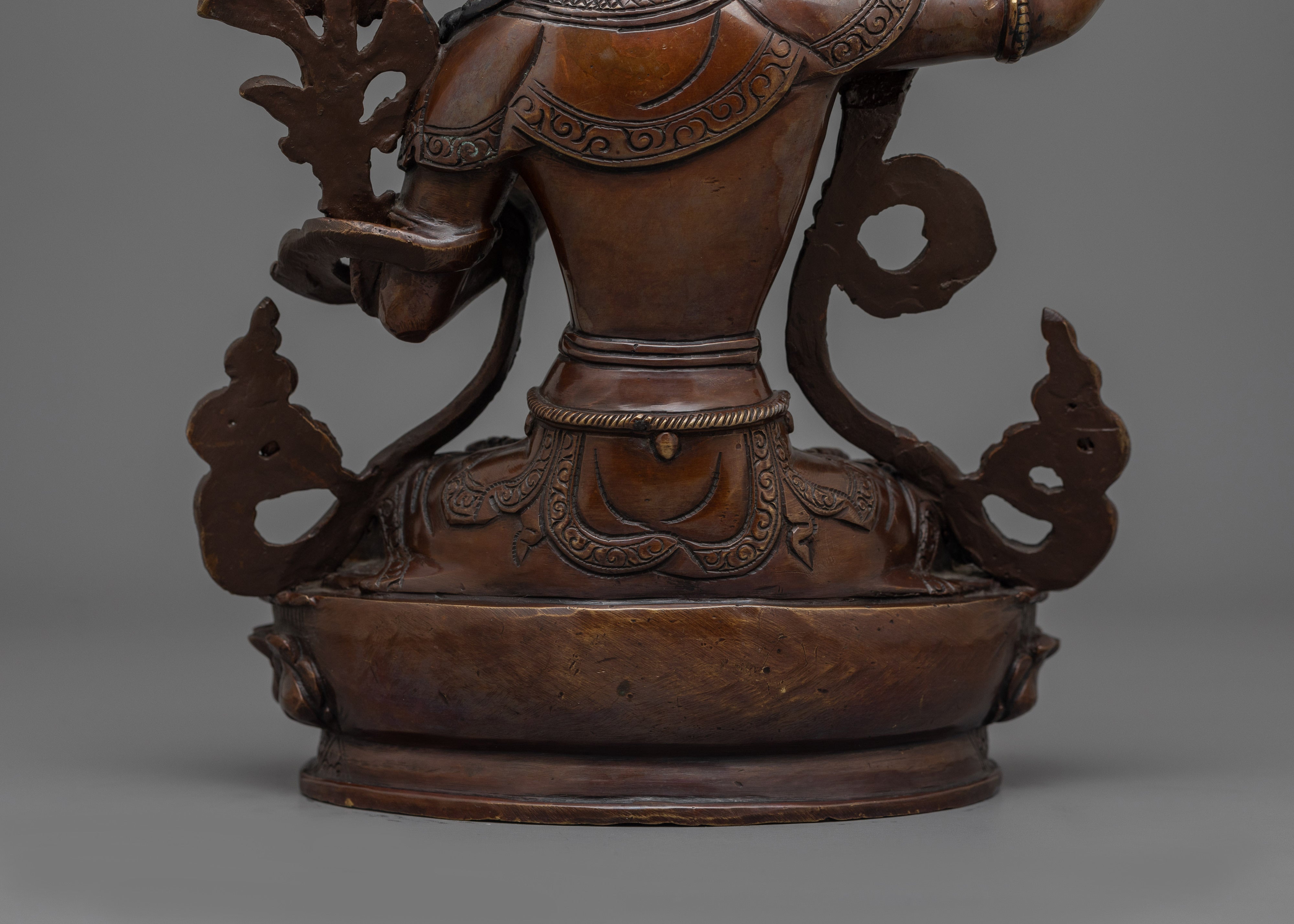 Wisdom Deity Manjushri Statue | Enlightened Protector of Knowledge