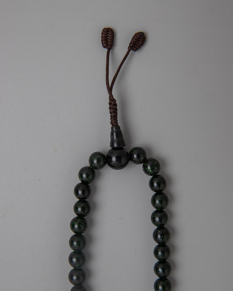 Green Sunstone Beads | Luxurious Shine for Handmade Accessories
