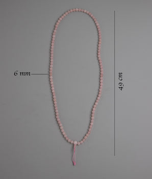 Rose Quartz Mala Prayer Beads | Prayer Beads for Inner Peace and Love