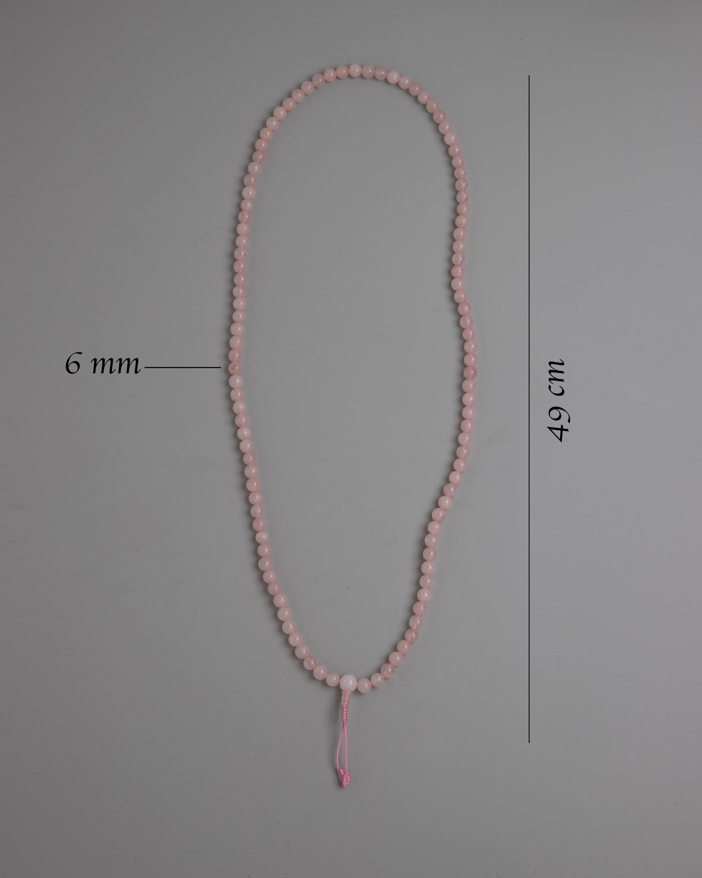 Rose Quartz Mala Prayer Beads | Prayer Beads for Inner Peace and Love