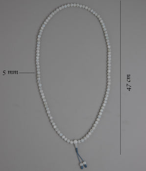 Mala Beads Moon Stone | Soothing Beads for Mindful Reflection