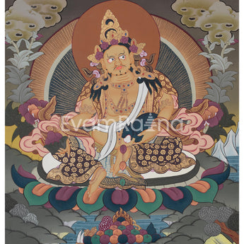 Wealth Deity Artwork | Dzambhala, The Guardian of Abundance & Prosperity