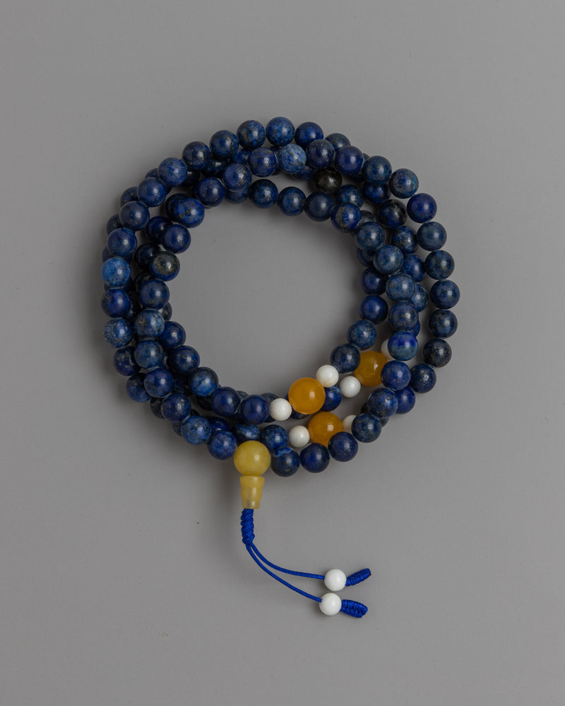 3A Quality Lapis Mala | Deep Blue Wonders for Artisanal Projects