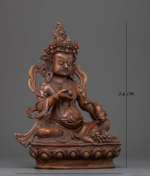 Handmade Dzambhala Small Statue | Embodiment of Wealth and Prosperity