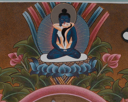 Traditional Guru Rinpoche Thangka | Padmasambhava Painting |