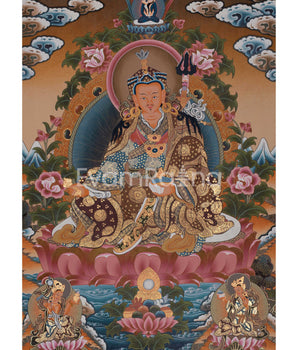 Traditional Guru Rinpoche Thangka