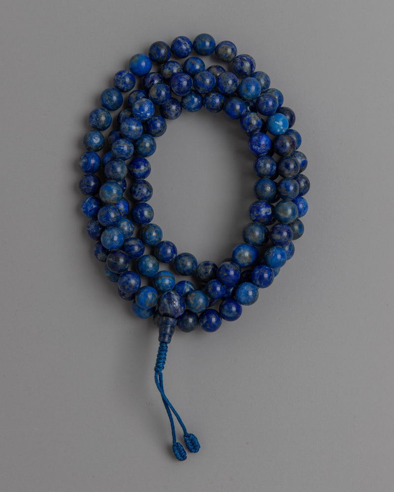 3A Quality Lapis Lazuli Mala | 108 Beads for Meditation and Spiritual Enlightenment