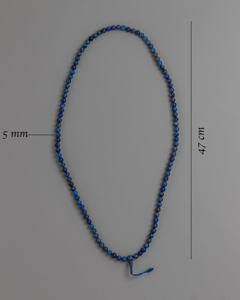 3A Quality Lapis Lazuli Mala | 108 Beads for Meditation and Spiritual Enlightenment