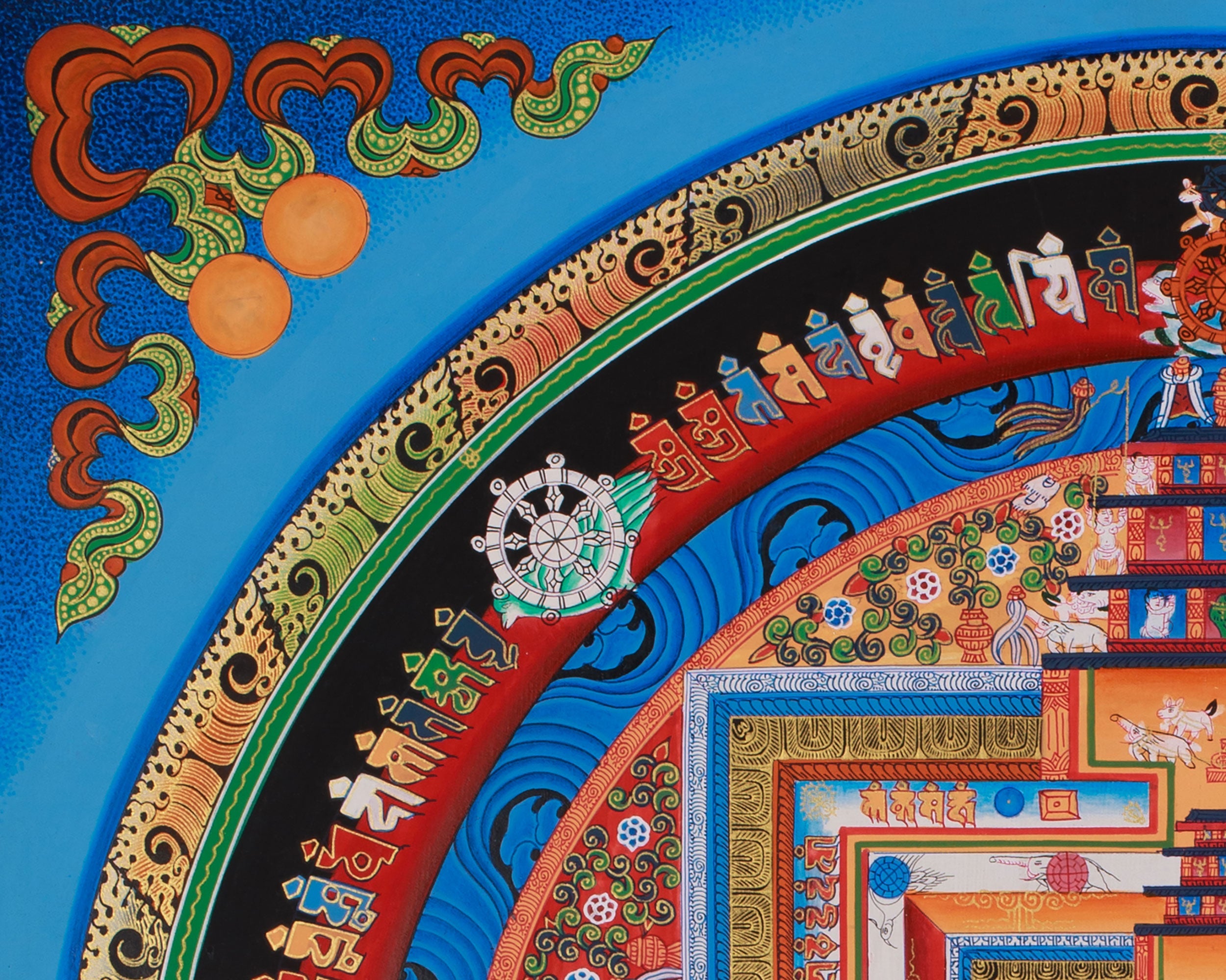 Himalayan Kalachakra Mandala | Divine Cosmic Harmony And Enlightenment