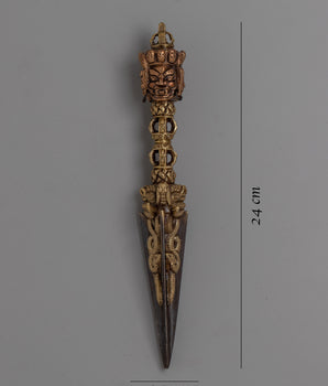 Iron Phurba on Altar | Channeling Divine Forces for Spiritual Invocation and Protection