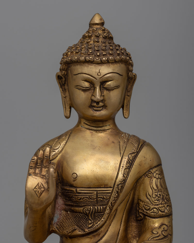 Amoghasiddhi Bodhisattva Statue | Fine Artwork for Home Decor