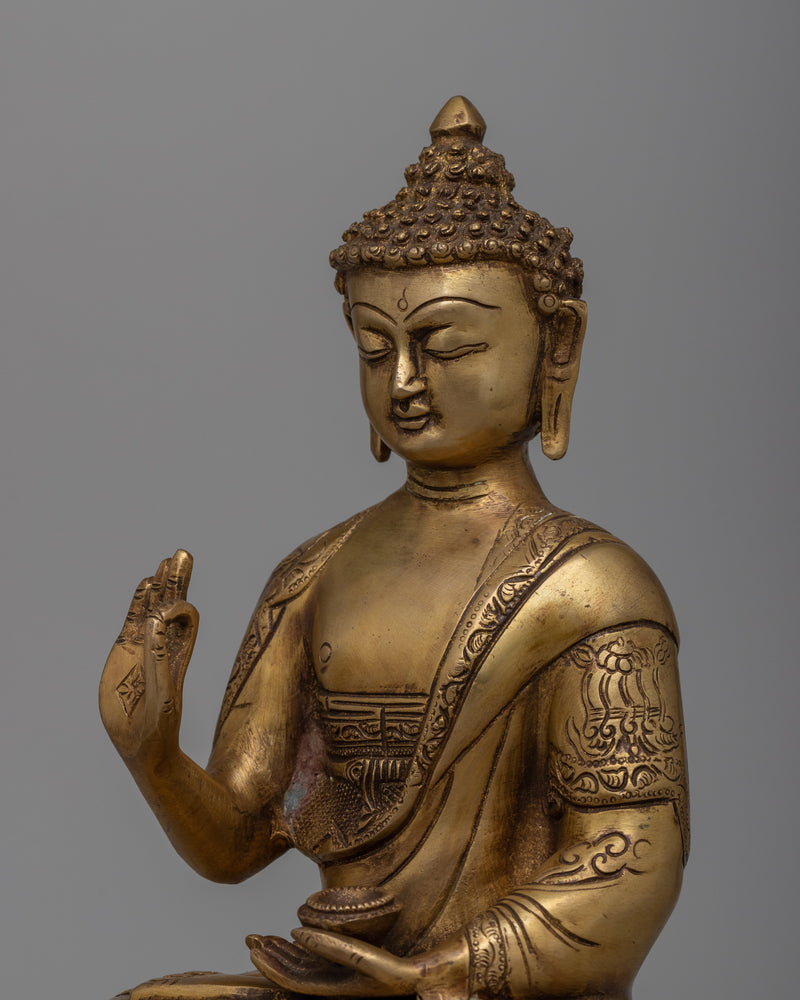 Amoghasiddhi Bodhisattva Statue | Fine Artwork for Home Decor