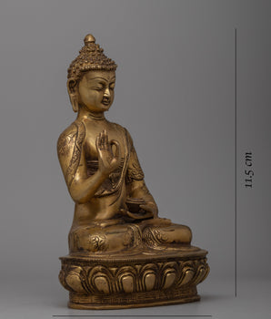 Amoghasiddhi Bodhisattva Statue | Fine Artwork for Home Decor