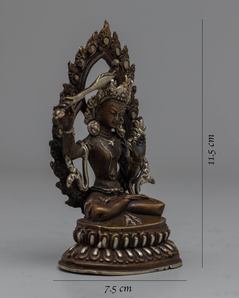 Manjushri Tibetan Statue | Embodiment of Wisdom and Enlightened Consciousness