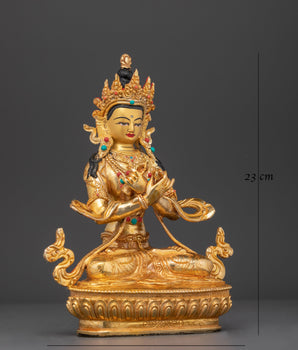 Vajradhara Handmade Small Statue | Embodiment of Primordial Wisdom