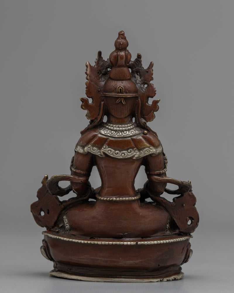 Amitayus Buddha Art Statue | Symbol of Longevity, Healing, and Spiritual Nourishment