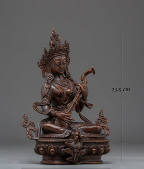 Wisdom Goddess Saraswati Spiritual Statue