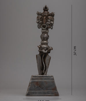 Cultural Tibetan Iron Phurba | Handcrafted Ritual Dagger
